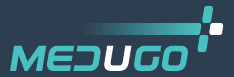 Logo with the text 'EDUGO' in blue and white gradient style.