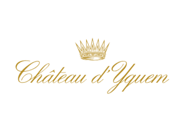 Chateau d'Yquem gold logo with crown